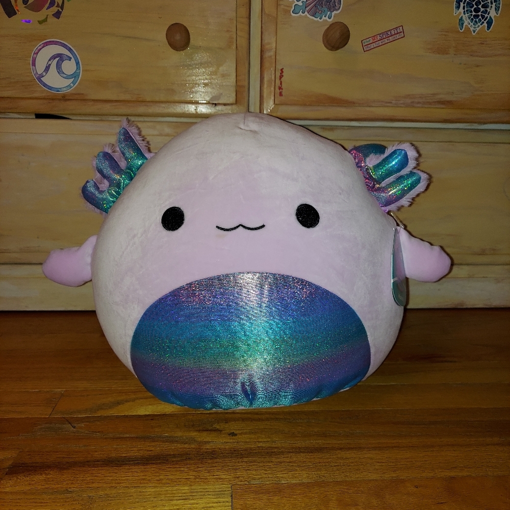 Rainbow Monica axolotle squishmallow